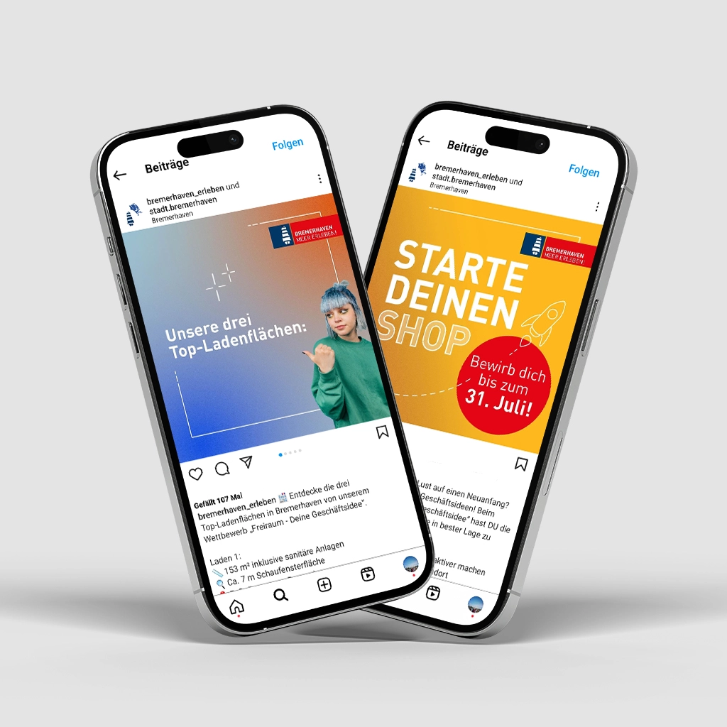 Facebook und Instagram Kampagne Social Media Kampagne von attentus