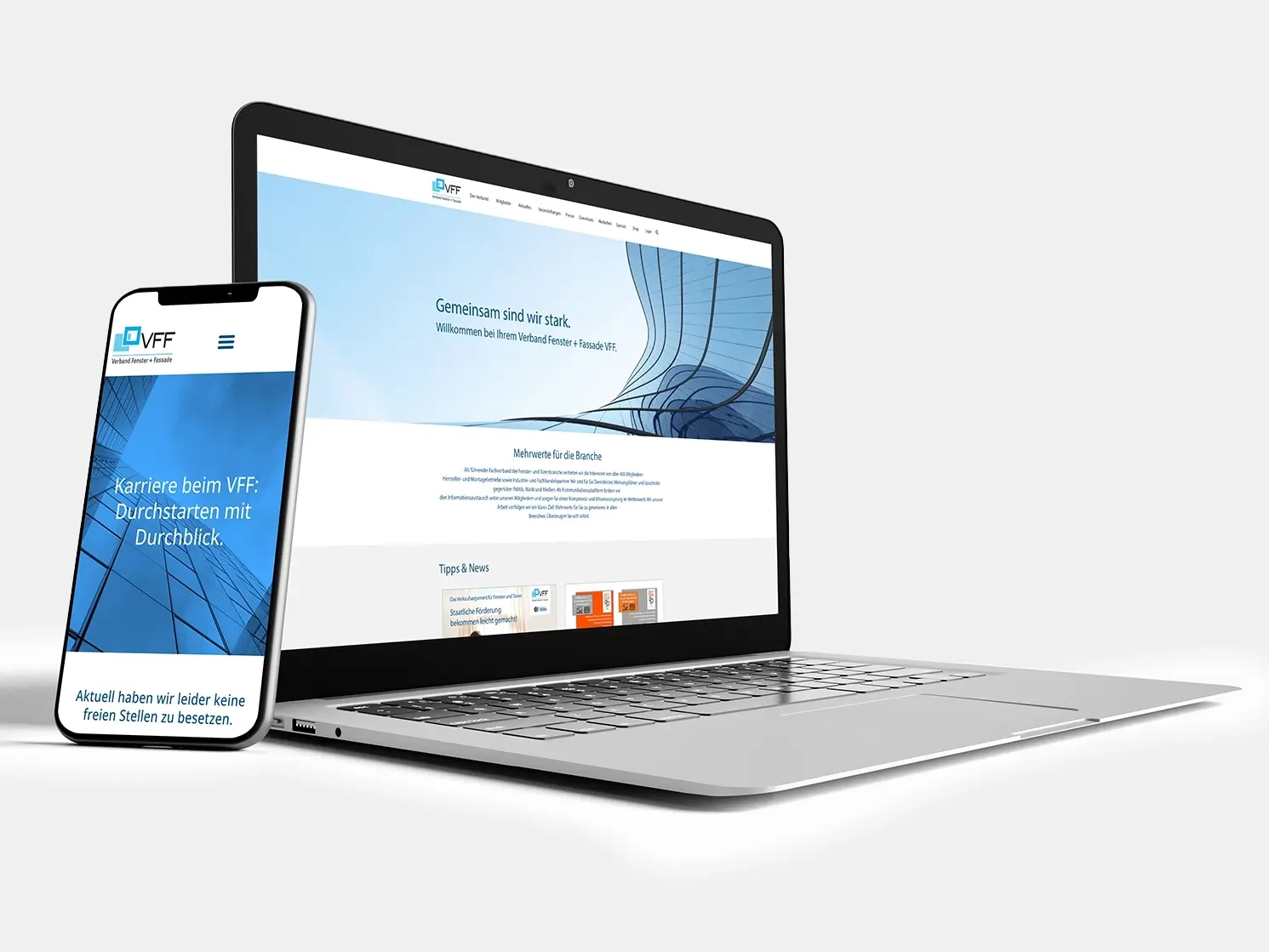 Webdesign von attentus Hannover Webdesign für VFF von attentus